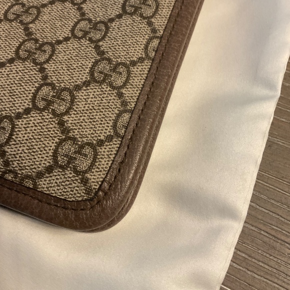 Gucci supreme web Ophidia clutch bag - Picture 3 of 6